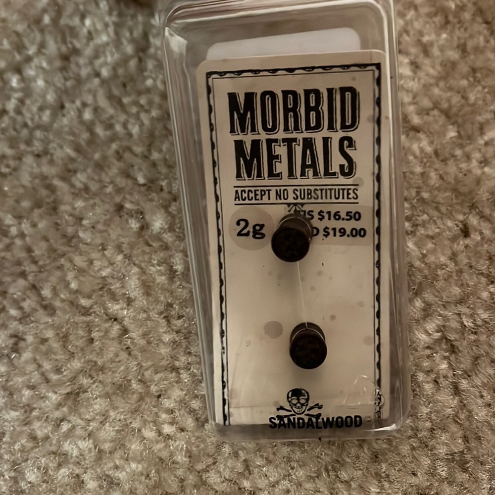 Hot Topic - Morbid Metals - 2g - gauges - NWT